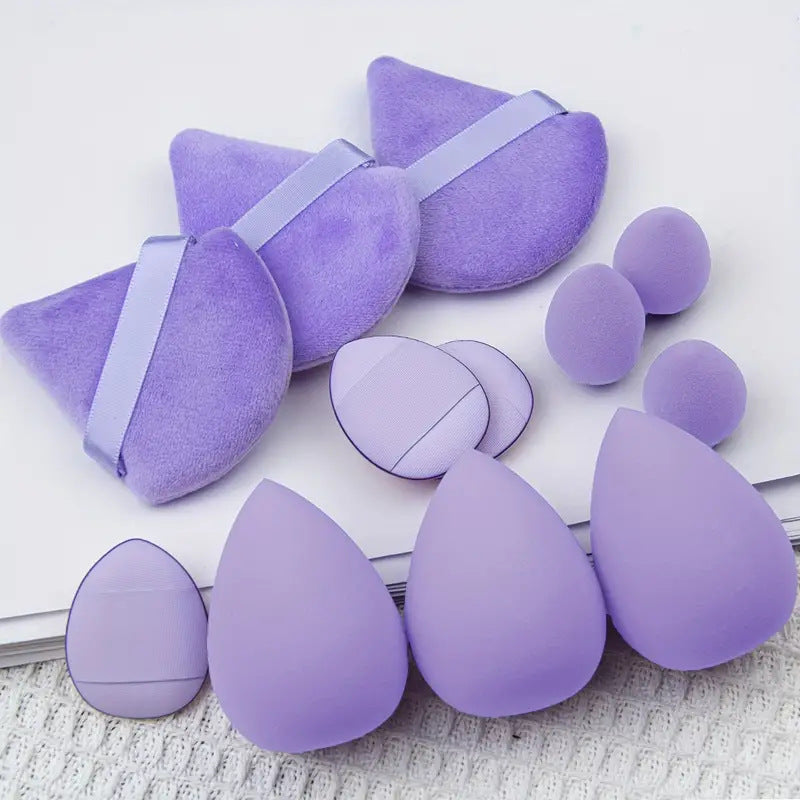 Paquete de 12 esponjas de maquillaje, esponjas para base de maquillaje, esponjas para cosméticos líquidos y en crema, accesorios de maquillaje para mujer, herramientas de belleza