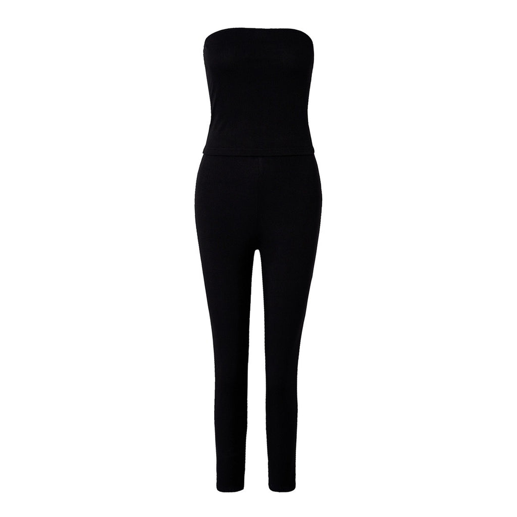 Ensemble haut et pantalon sans manches, coupe slim, style décontracté printemps-été, style européen et américain