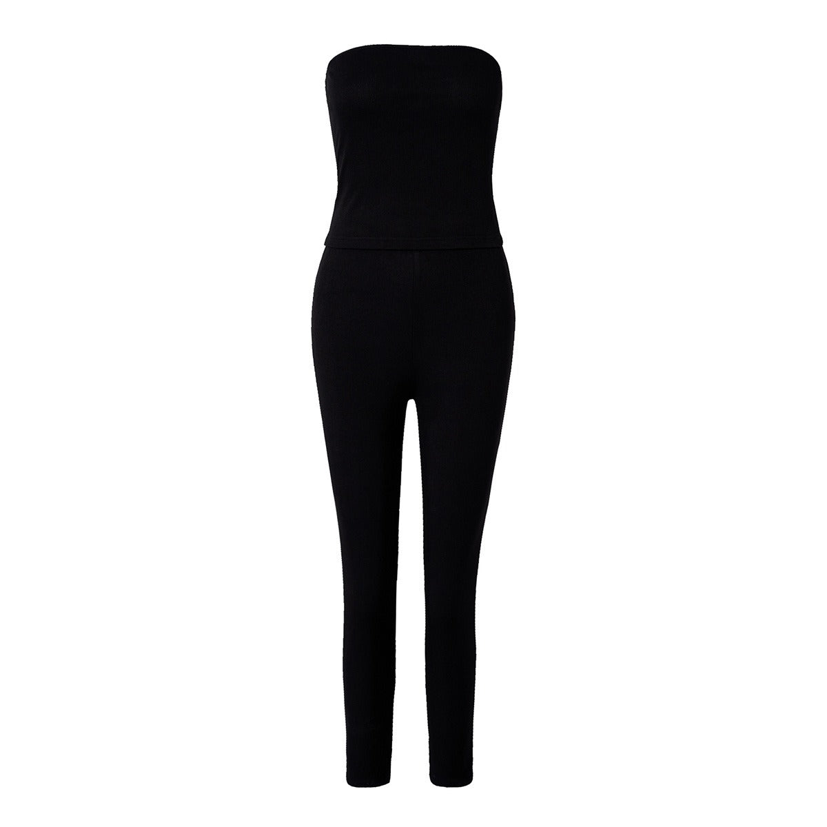 Ensemble haut et pantalon sans manches, coupe slim, style décontracté printemps-été, style européen et américain