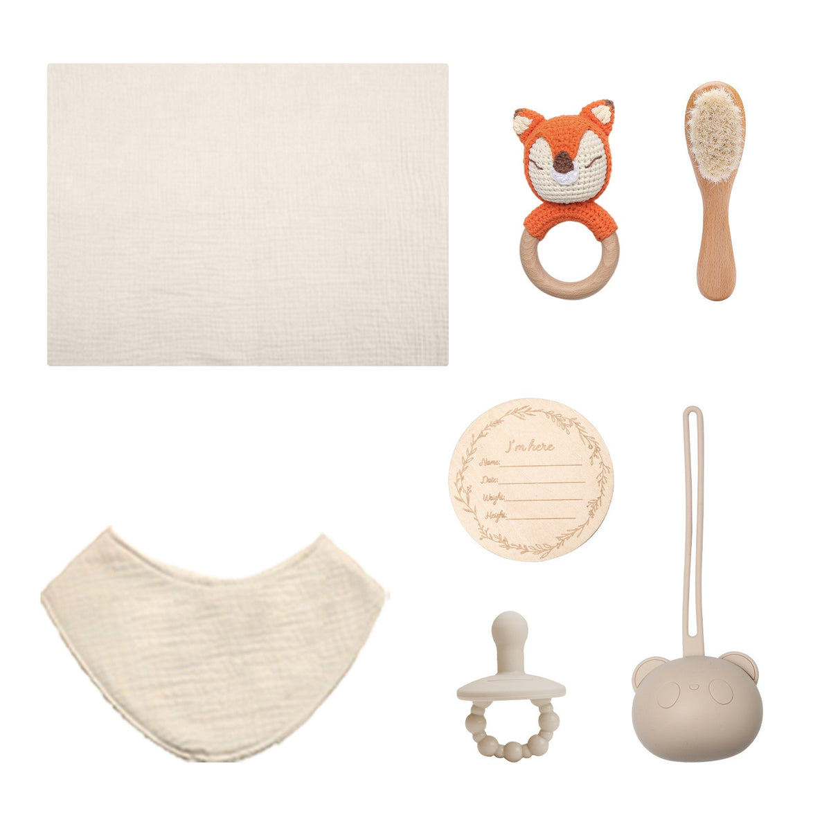Sweat à capuche pour bébé avec inscription – haut simple et décontracté