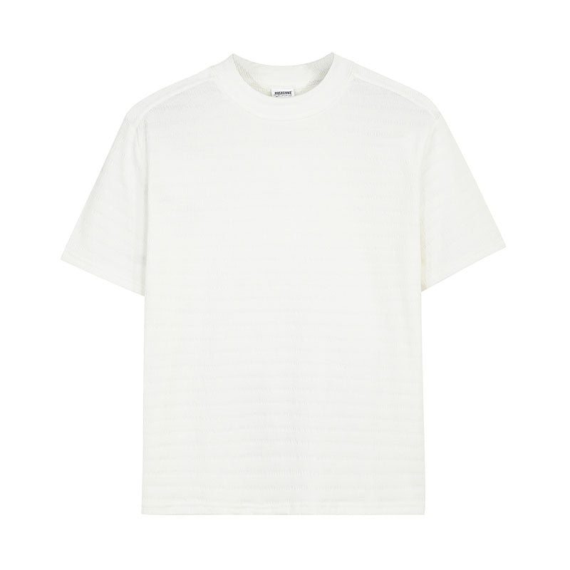 23,29 USD - T-shirt à manches courtes unisexe, tendance et simple, coupe courte et épaules classiques.