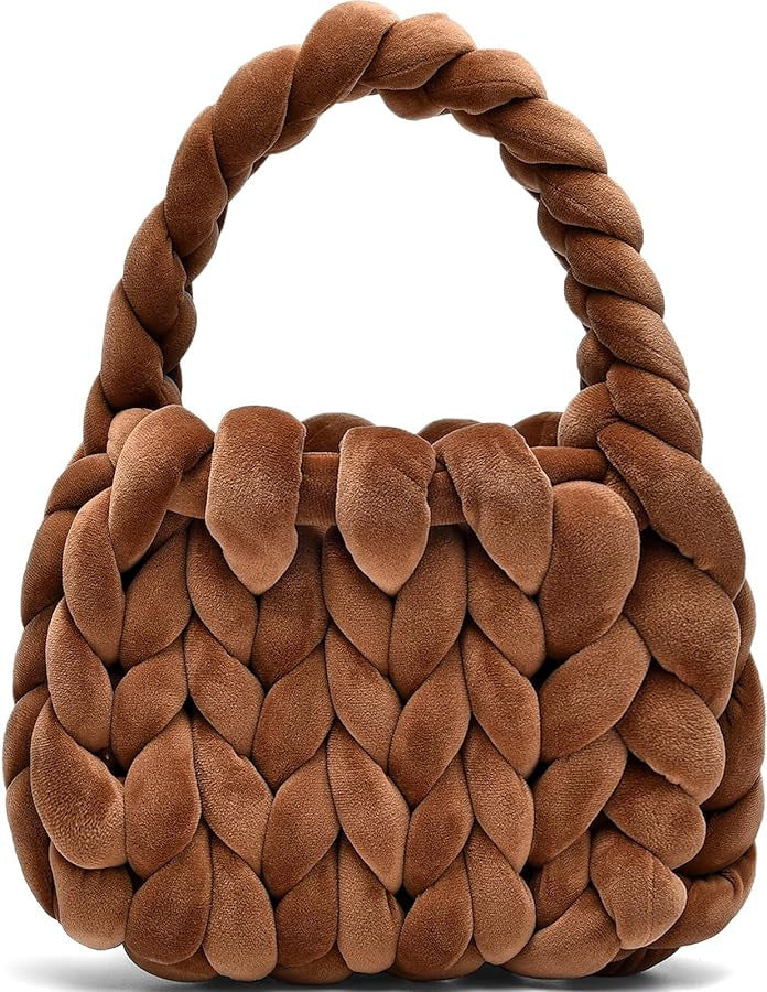 19.80 USD - Sac de facteur portatif tissé à la main avec un noyau en velours cristal.