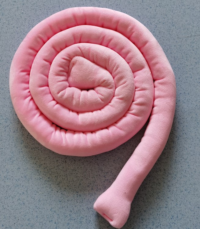 19.79 USD Bande anti-collision simple de 5 cm d'épaisseur en suédine et coton pour lit bébé, à enrouler soi-même