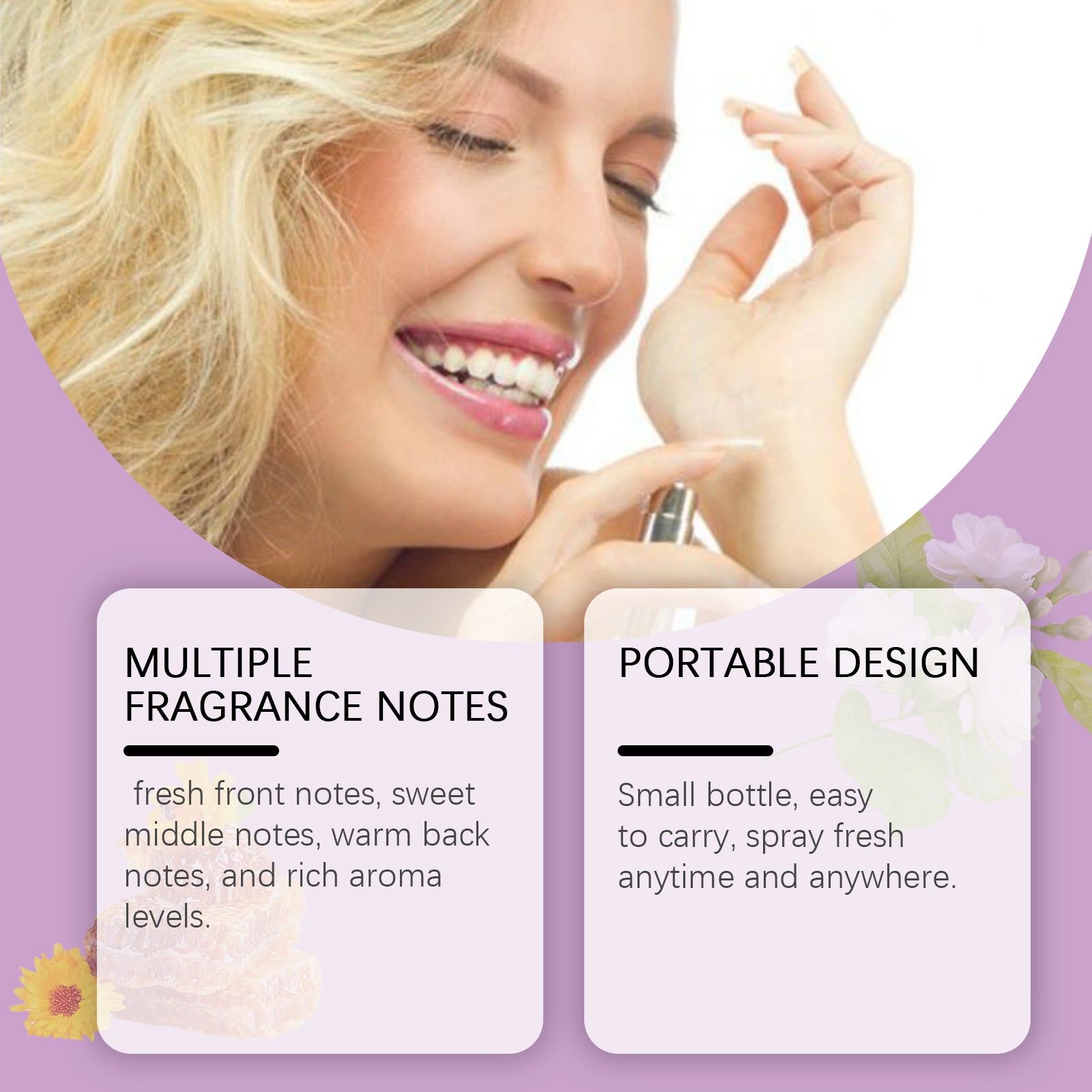 $23.29 - Roxelis Nectar Rock Sugar Fragrance Mist, Fruity and Fresh Summer Scent for Women, Long Lasting and Portable.