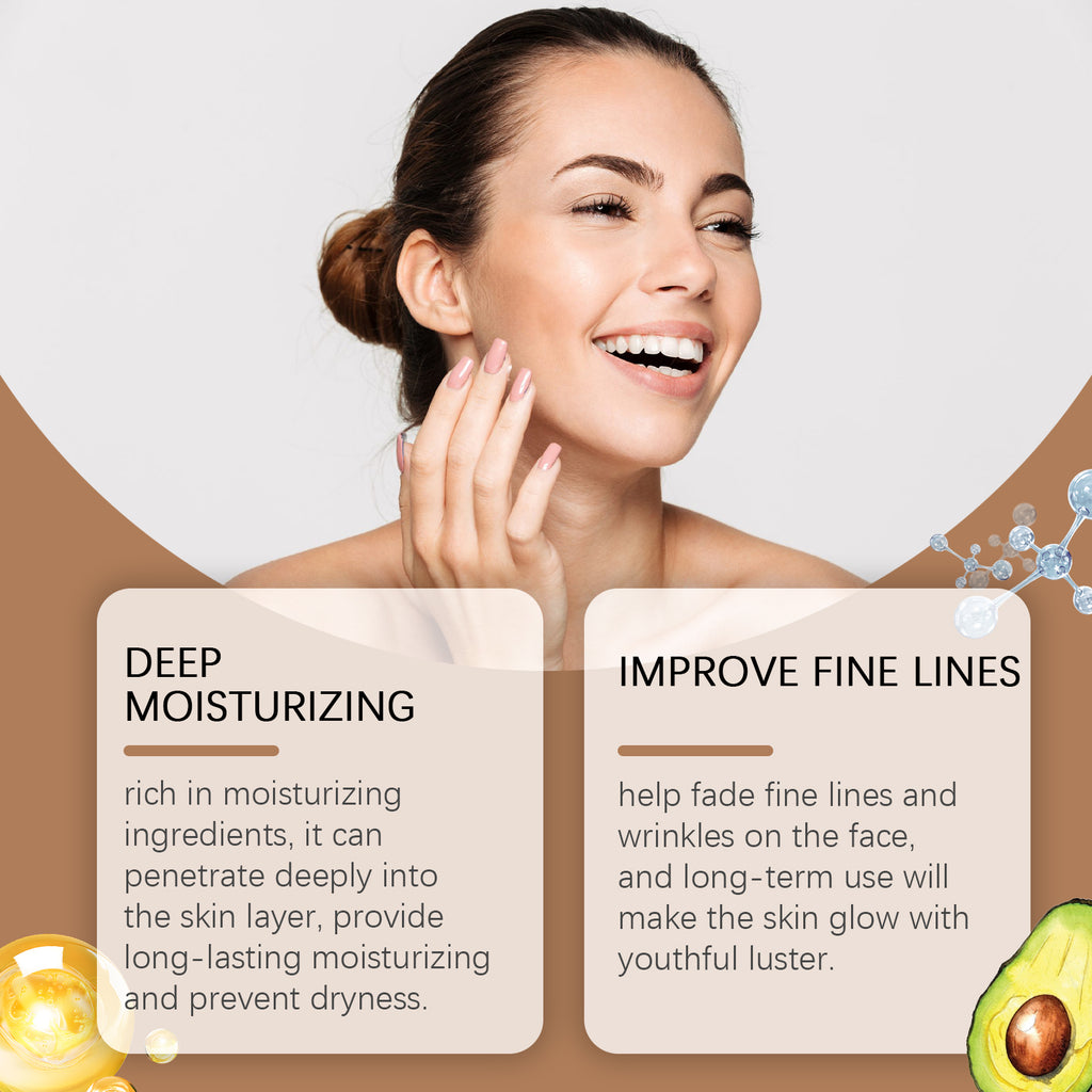 19.78 USD - Avocado anti-wrinkle cream, gentle moisturizing facial care, daily care