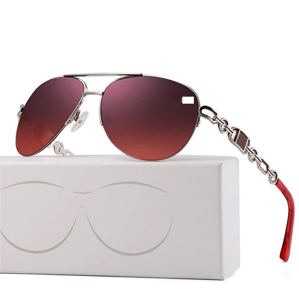$12.79 - Women's sunglasses, gradient lenses, metal frame