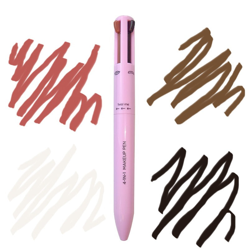 $8.14/11.98 - 4-in-1 Waterproof Eyebrow Pencil, for defining and shaping brows. Long-lasting, eyeliner and brow highlighter. Cosmetic makeup tool.