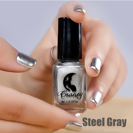 11.64 USD - Trendy and Sexy Metallic Nail Polish for Women, 14 Colors, 6ml, Mirror Effect, Makeup Accessories.