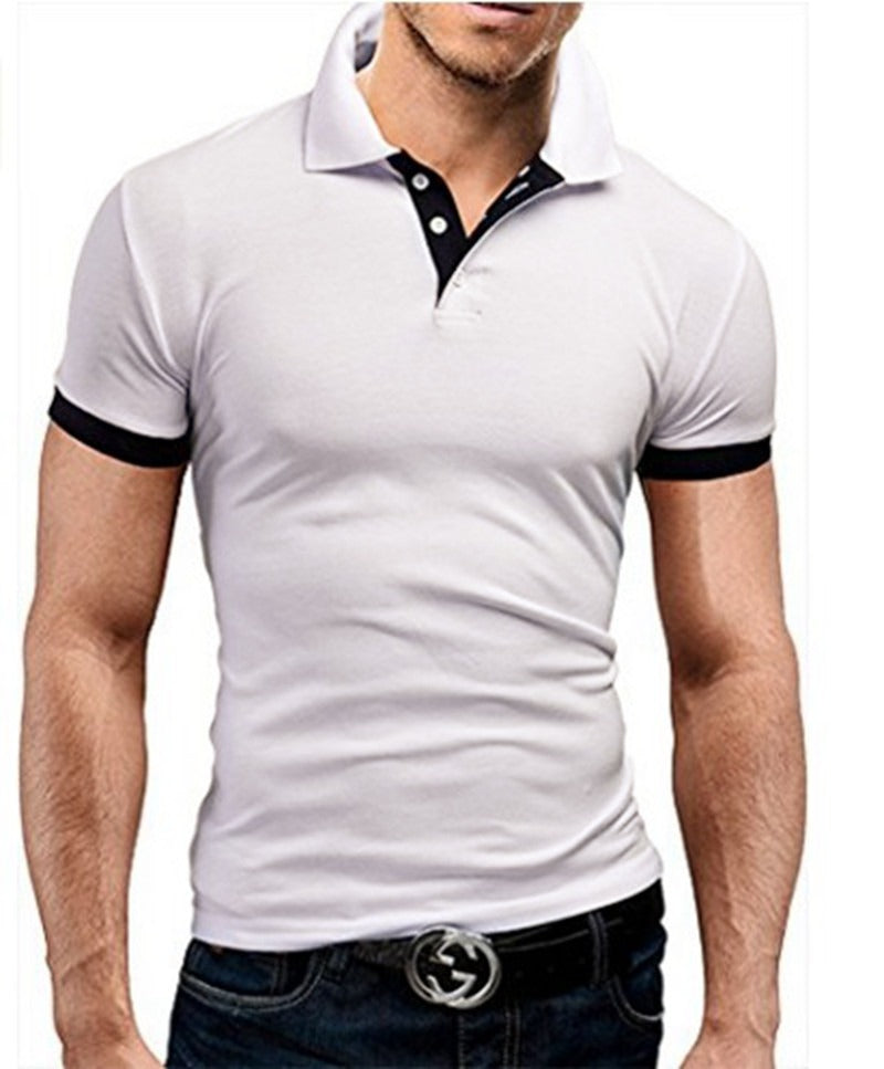 31.43 USD Nouveau T-shirt d'été Paul pour homme, manches courtes, polo tendance.