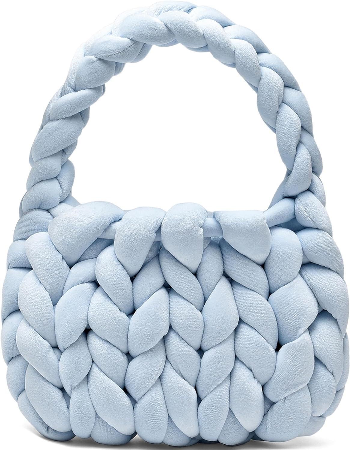 19.80 USD - Hand-woven messenger bag with a crystal velvet core.