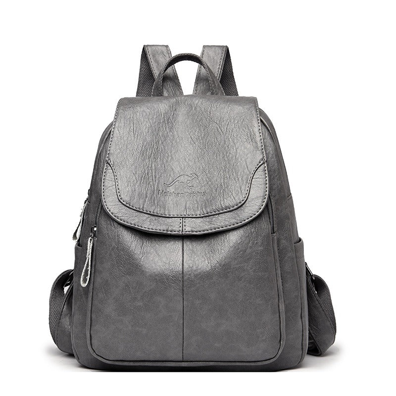 $23.29 - Fashionable backpack for women, ideal for travel and students.