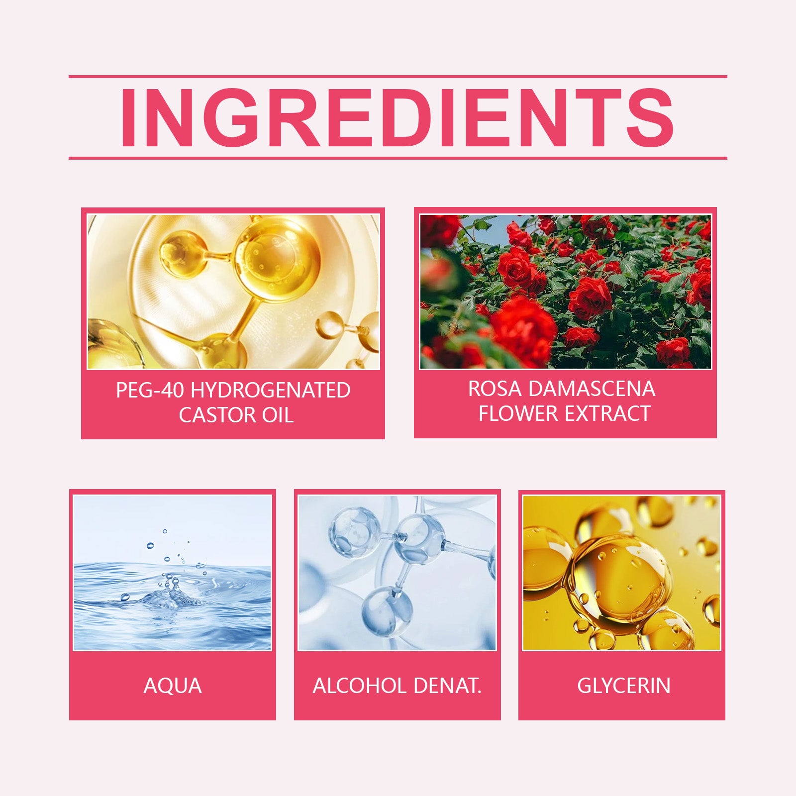 $17.58 - Roxelis Rose, a captivating women's perfume. A fresh and natural long-lasting fragrance. Ideal for everyday wear.