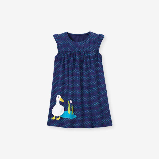 17,46 USD Robe d'été pour enfants, robe européenne et américaine pour enfants, robe en coton pour fille
