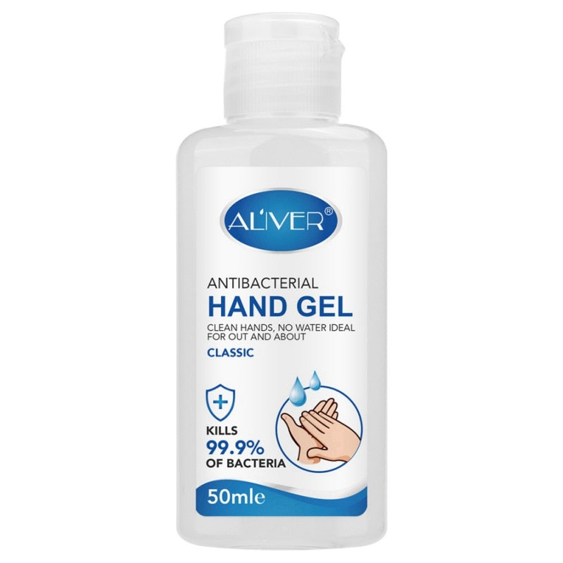 16.30 USD - Bacteriostatic disinfecting and sterilizing hydroalcoholic hand gel, portable no-rinse liquid soap 50 ml
