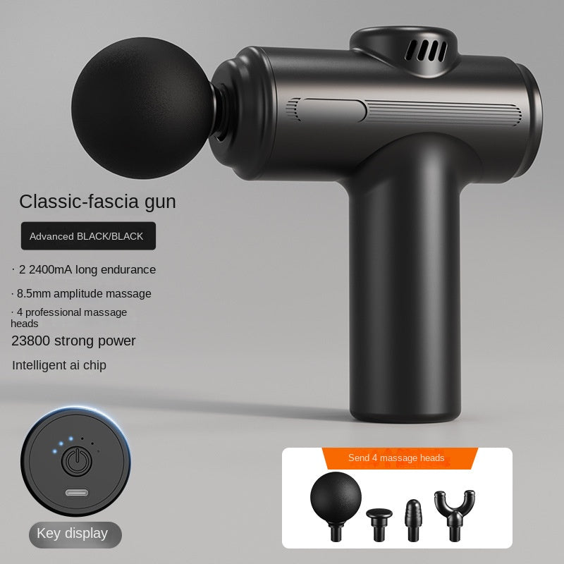 27.93/30.86 USD - Household Muscle Massage Gun, Electric Massager, USB Rechargeable Mini Massage Gun for Muscle Relief