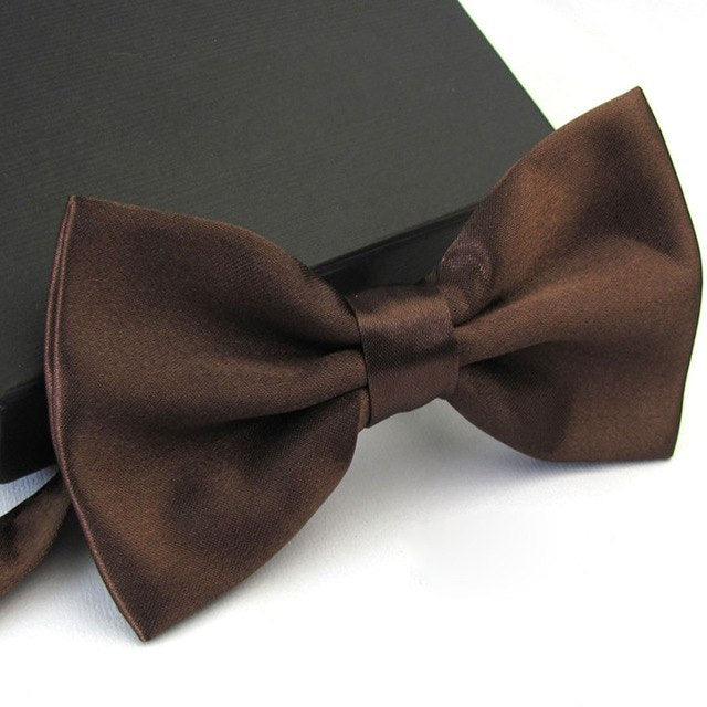 12.43 USD Nœud papillon homme, 1 pièce, style classique, en satin, idéal pour smoking, mariage ou soirée. Motif papillon ajustable.