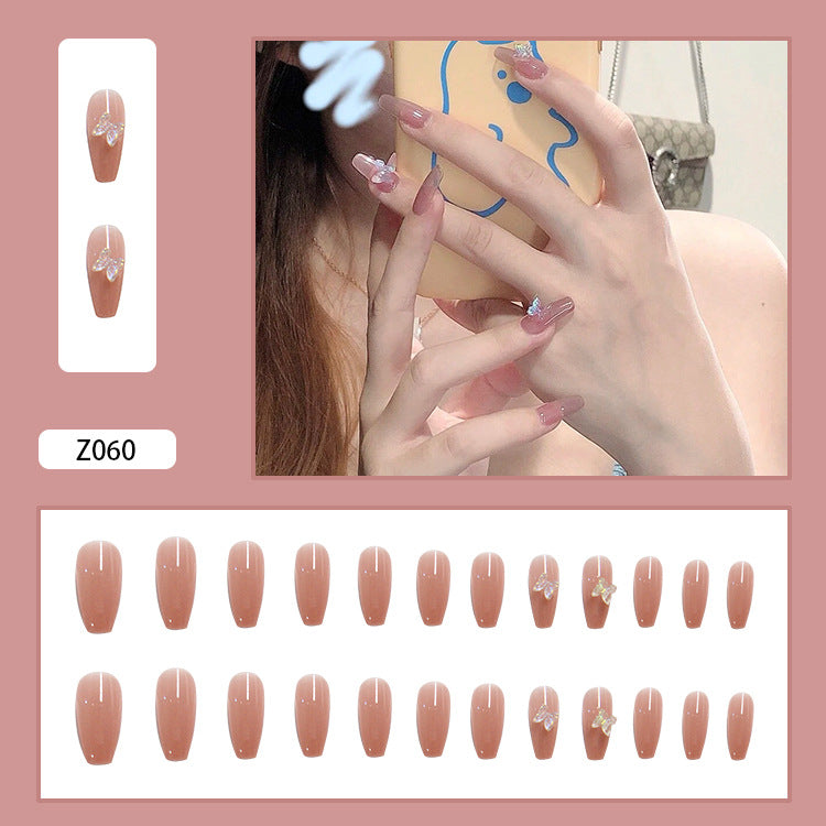 Aurora Butterfly Manicure, Nail Enhancements, Detachable Nail Patches, Nail Patches, Nail Patches, Ballerina Nails, Coffin Nails