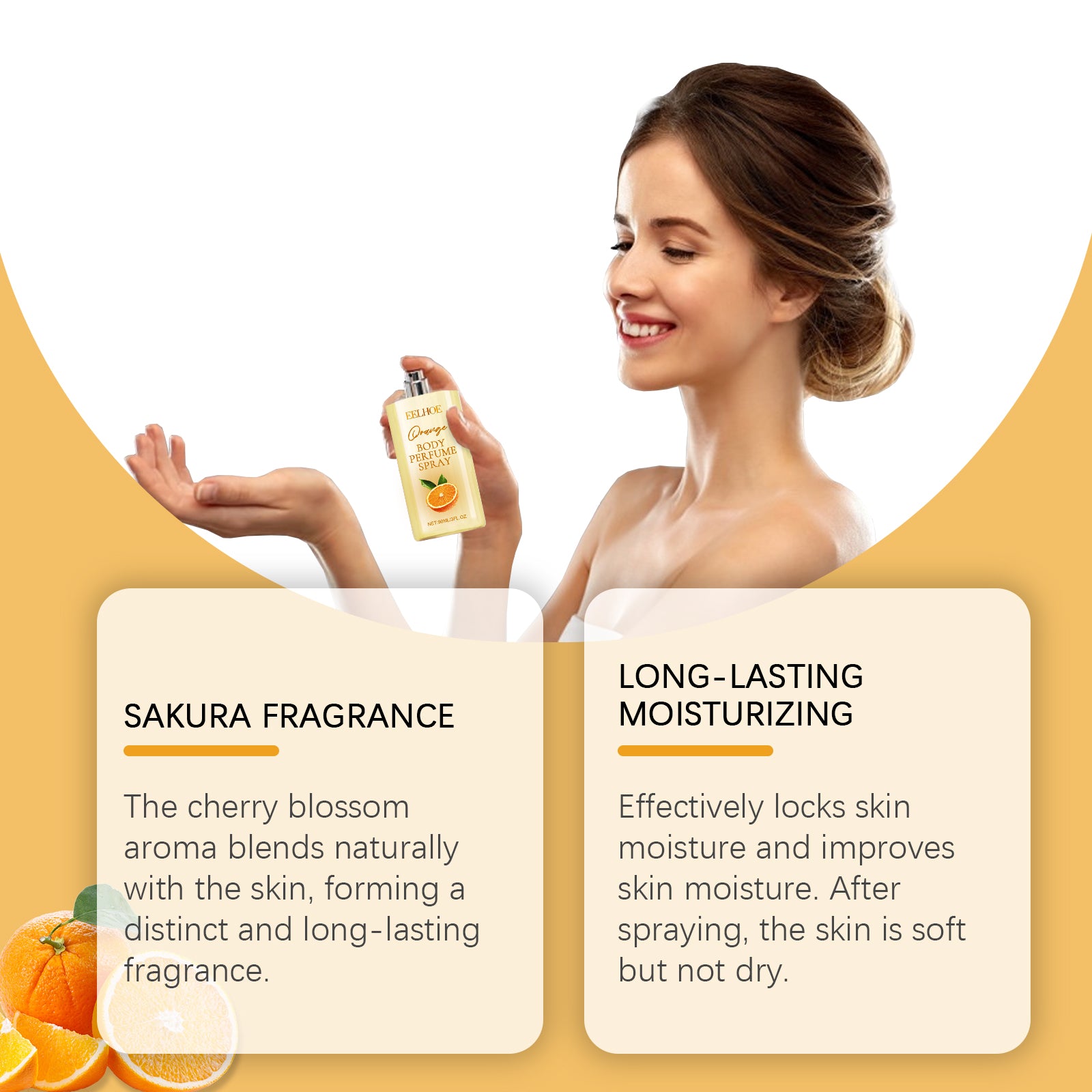 $16.88 - Orange body mist, light and fresh, fruity fragrance to take anywhere