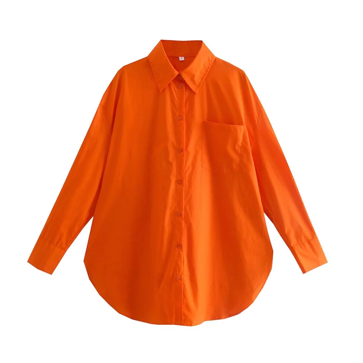 Chemise coton pour femme– Style oversize rose, 100 % coton, coupe ample, poches et boutons – Blouse chic et décontractée, style streetwear.