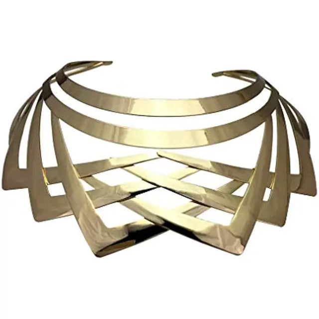 Collier ras du cou gothique en alliage, style africain court et minimaliste, bijou fantaisie pour femme, cadeau idéal