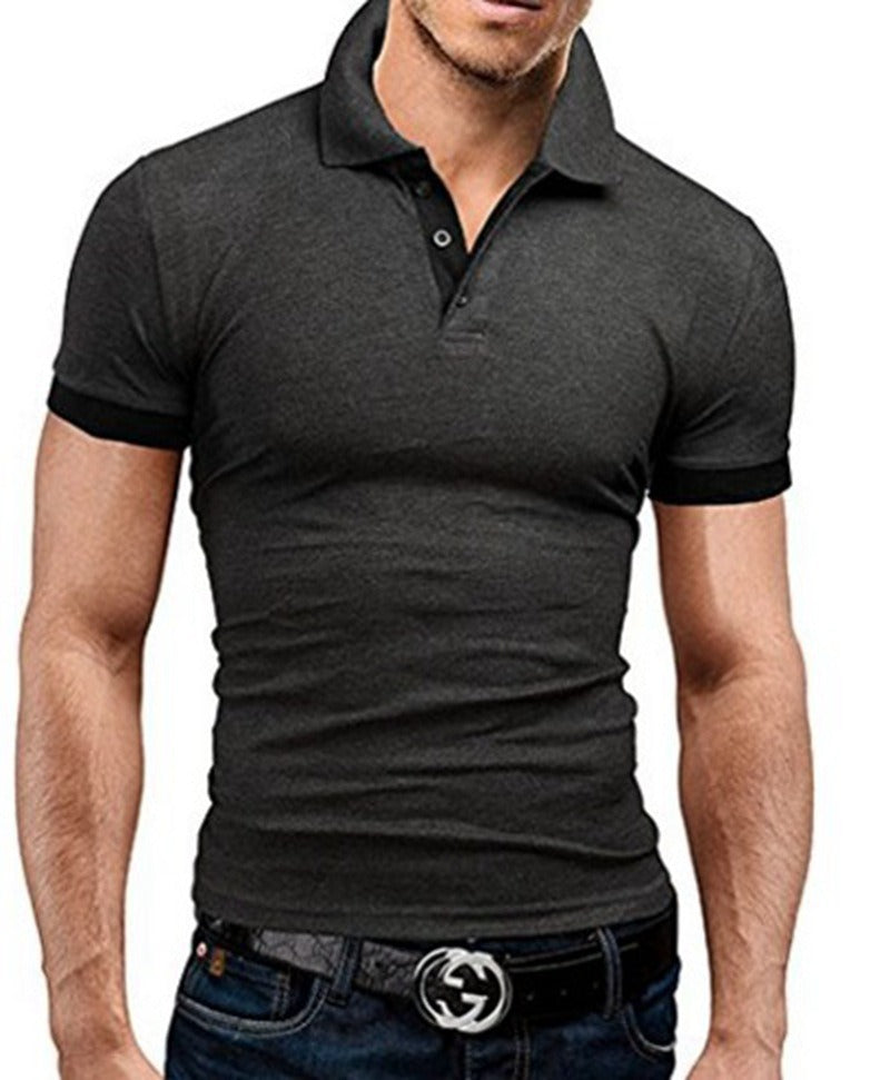 31.43 USD Nouveau T-shirt d'été Paul pour homme, manches courtes, polo tendance.