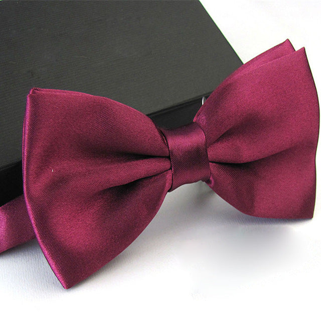 12.43 USD Nœud papillon homme, 1 pièce, style classique, en satin, idéal pour smoking, mariage ou soirée. Motif papillon ajustable.