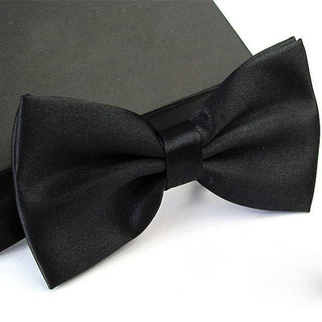 12.43 USD Nœud papillon homme, 1 pièce, style classique, en satin, idéal pour smoking, mariage ou soirée. Motif papillon ajustable.