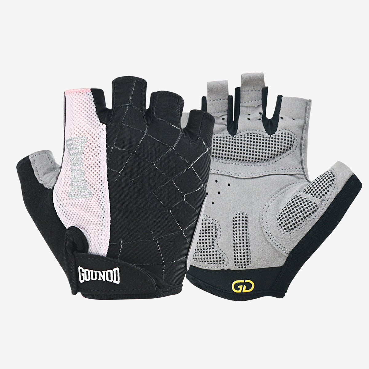 17.44 USD - Spider web-shaped gloves with reinforced non-slip and wear-resistant palm, and terry cloth for wiping sweat.