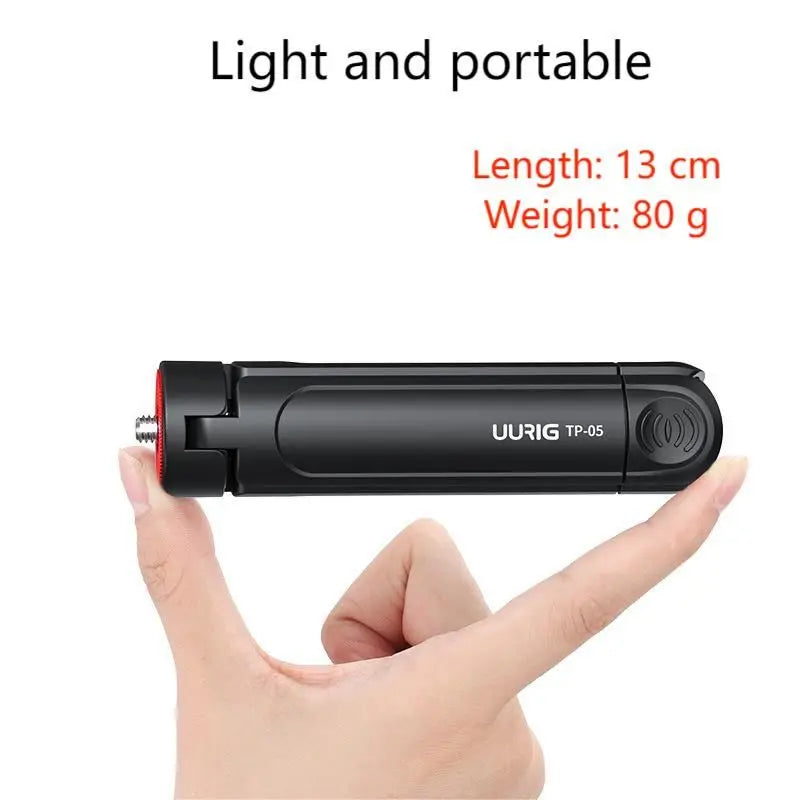 $18.63 - Introduction to Mobile Photography: Uurig TP-05 Mini Extendable Tripod with Phone Clamp