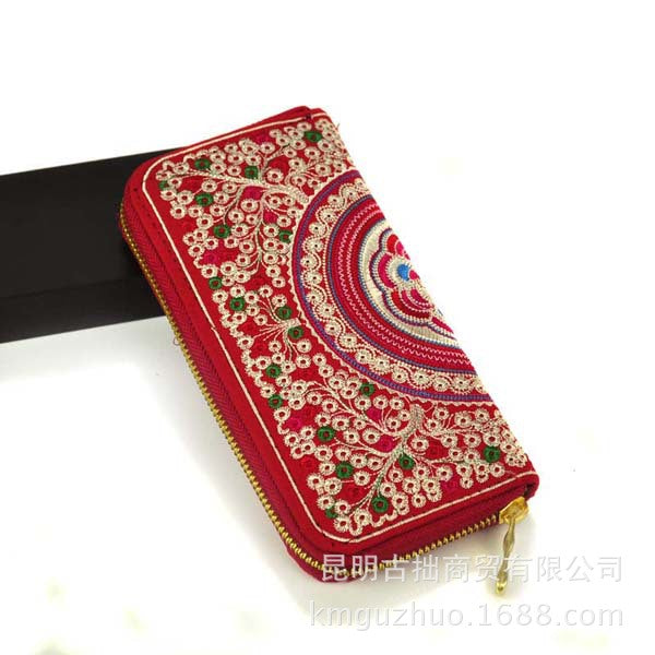 15.14 USD - chic and elegant wallets, embroidered long wallets