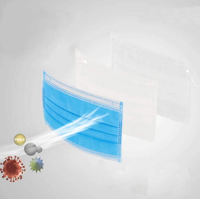17.45/29.11 USD - 1pc Disposable 3-Layer Anti-Dust Face Mask, Face Protective Mask, Medical Surgical Dust Mask, Earloop