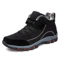 41.91 USD Bottes d'hiver imperméables pour hommes avec fourrure, bottes chaudes pour femmes, chaussures de travail décontractées pour hommes, baskets montantes en caoutchouc, bottines grandes tailles