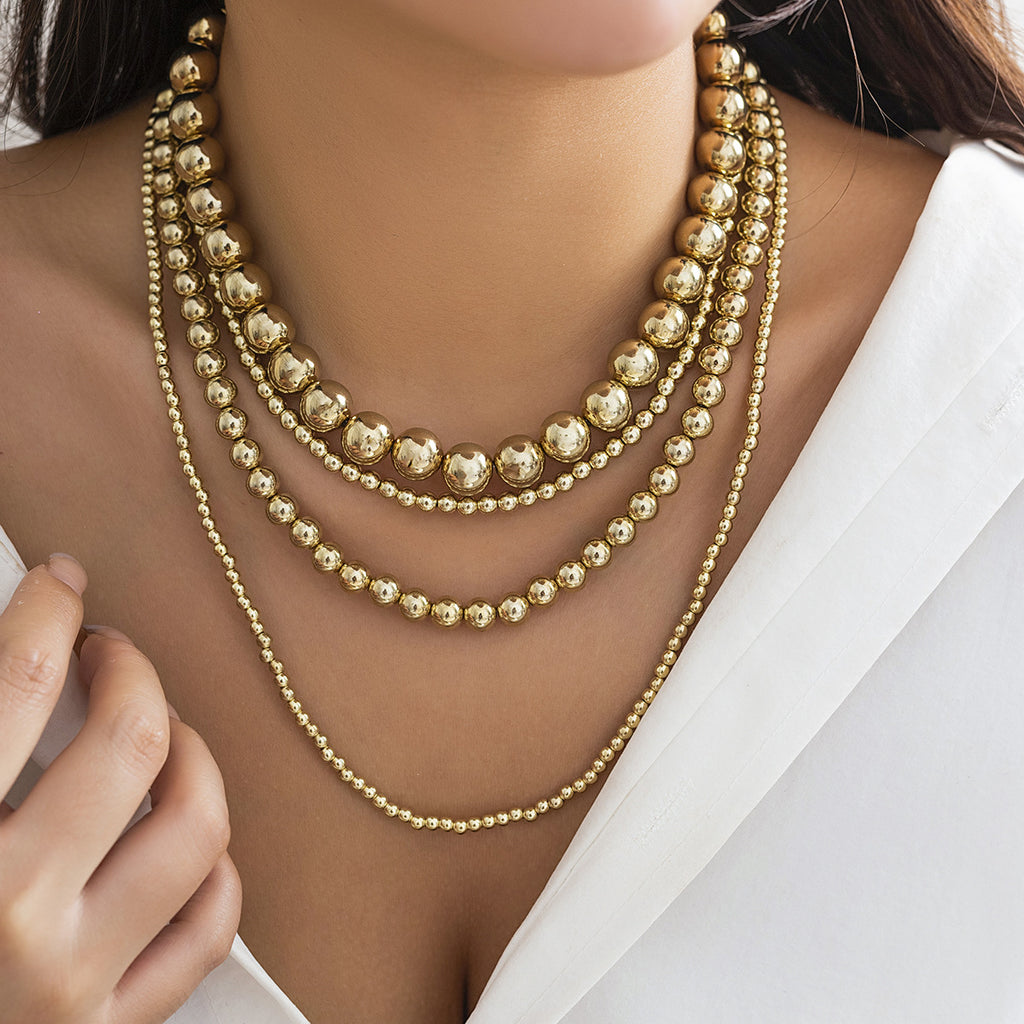 18,62 USD - Collier de perles simple et de taille personnalisée
