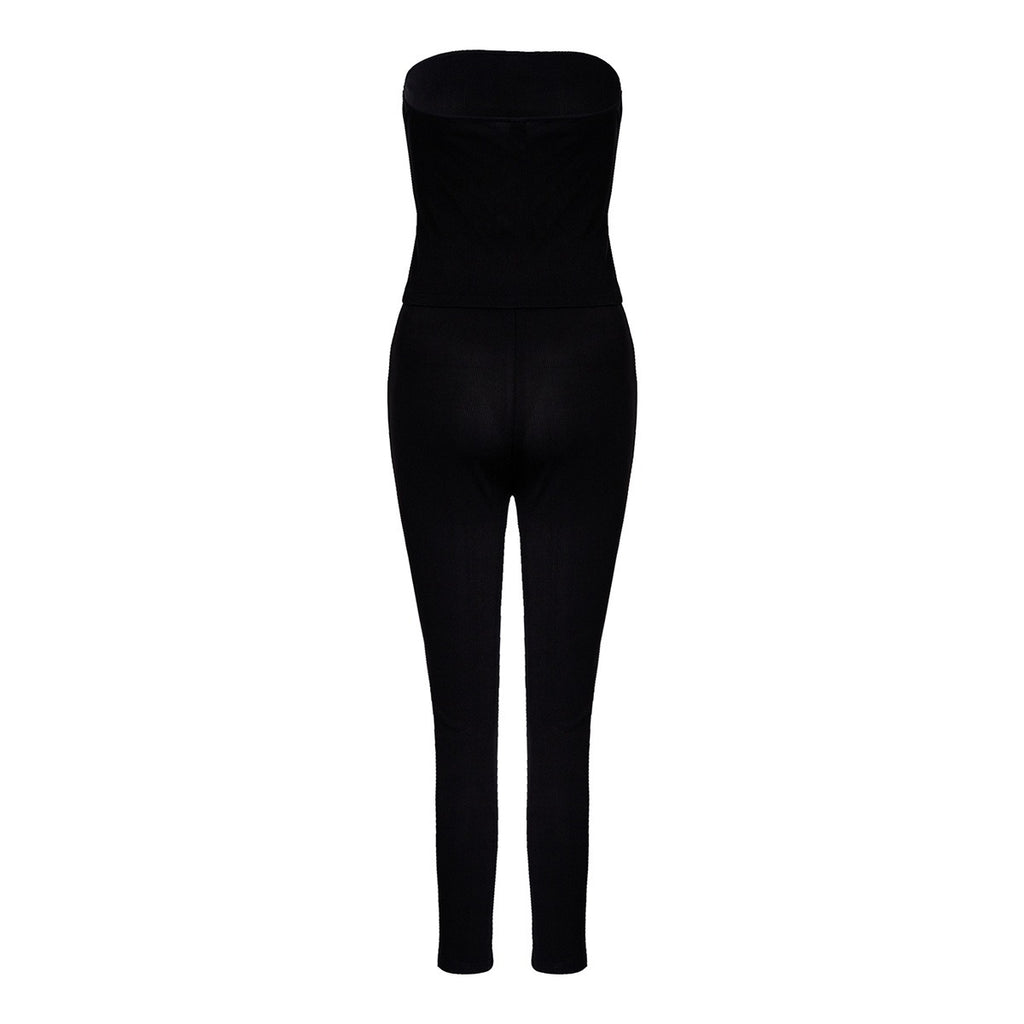 Ensemble haut et pantalon sans manches, coupe slim, style décontracté printemps-été, style européen et américain
