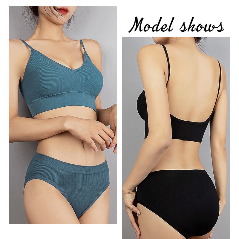 12.22 USD - Wireless underwear, generous bust, second-skin effect, sexy, thin camisole, backless, sleep shapewear, women's bustier jumpsuit