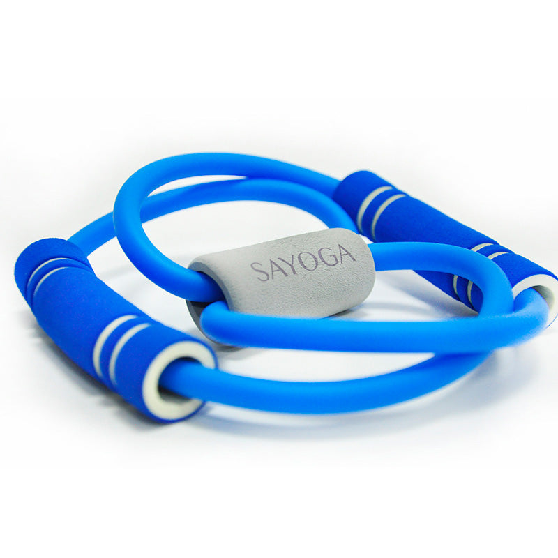 Corde élastique de résistance Yoga Gum Fitness 8 Word pour l'entraînement de la poitrine et le renforcement musculaire, idéale pour les exercices sportifs.