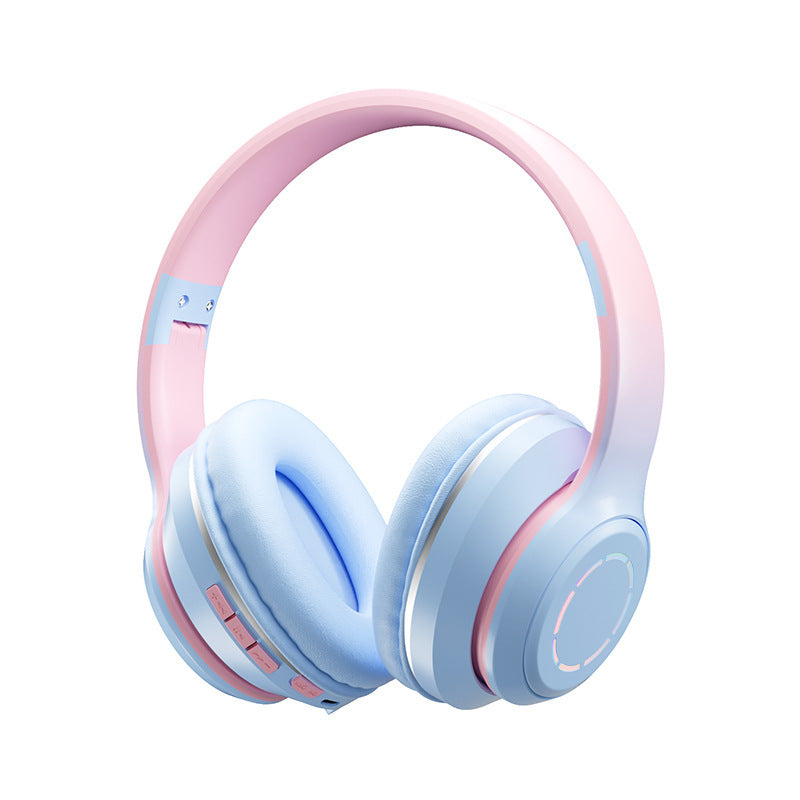 23,29 USD - Écouteurs Bluetooth à dégradé, écouteurs intra-auriculaires pliables