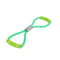 Corde élastique de résistance Yoga Gum Fitness 8 Word pour l'entraînement de la poitrine et le renforcement musculaire, idéale pour les exercices sportifs.
