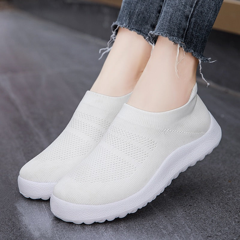 Men's and women's shoes Breathable new soft sole mesh sports casual shoes running shoes 35-46