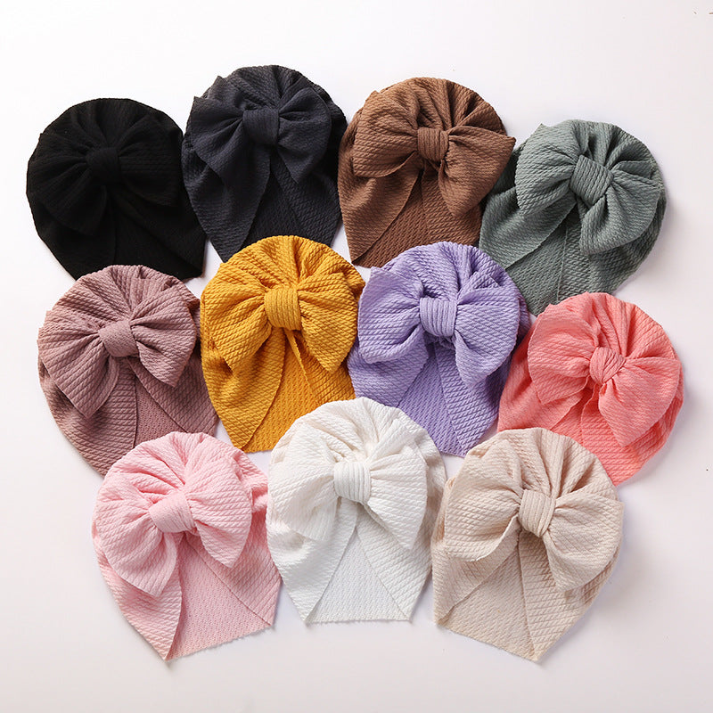 6,98 USD Chapeau Pit Strip pour enfant, double nœud, bonnet bébé Baotou, bonnet chaud Indian Tire