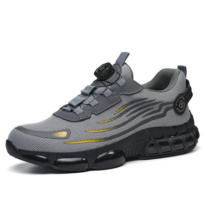 37,79 USD - Chaussures de sécurité en maille ajourée, respirantes et confortables, chaussures de protection résistantes à la perforation