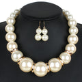 18,63 USD - Collier court à grosses perles, collier tendance personnalisé porté par les mannequins sur les podiums. Collier exagéré