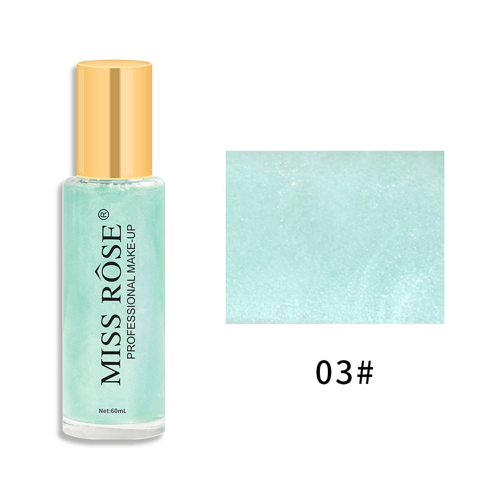 Spray corporal líquido con brillantina Quicksand, resistente al agua y al sudor, sin necesidad de maquillaje, nacarado, iluminador y realzador.