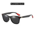 15.13 USD Lunettes de soleil polarisées pour hommes style carré classique, en plastique, pour la conduite. Lunettes de soleil tendance pour hommes, teintes noires, protection UV400.