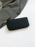 12.81 USD Portefeuille en cuir PU couleur unie