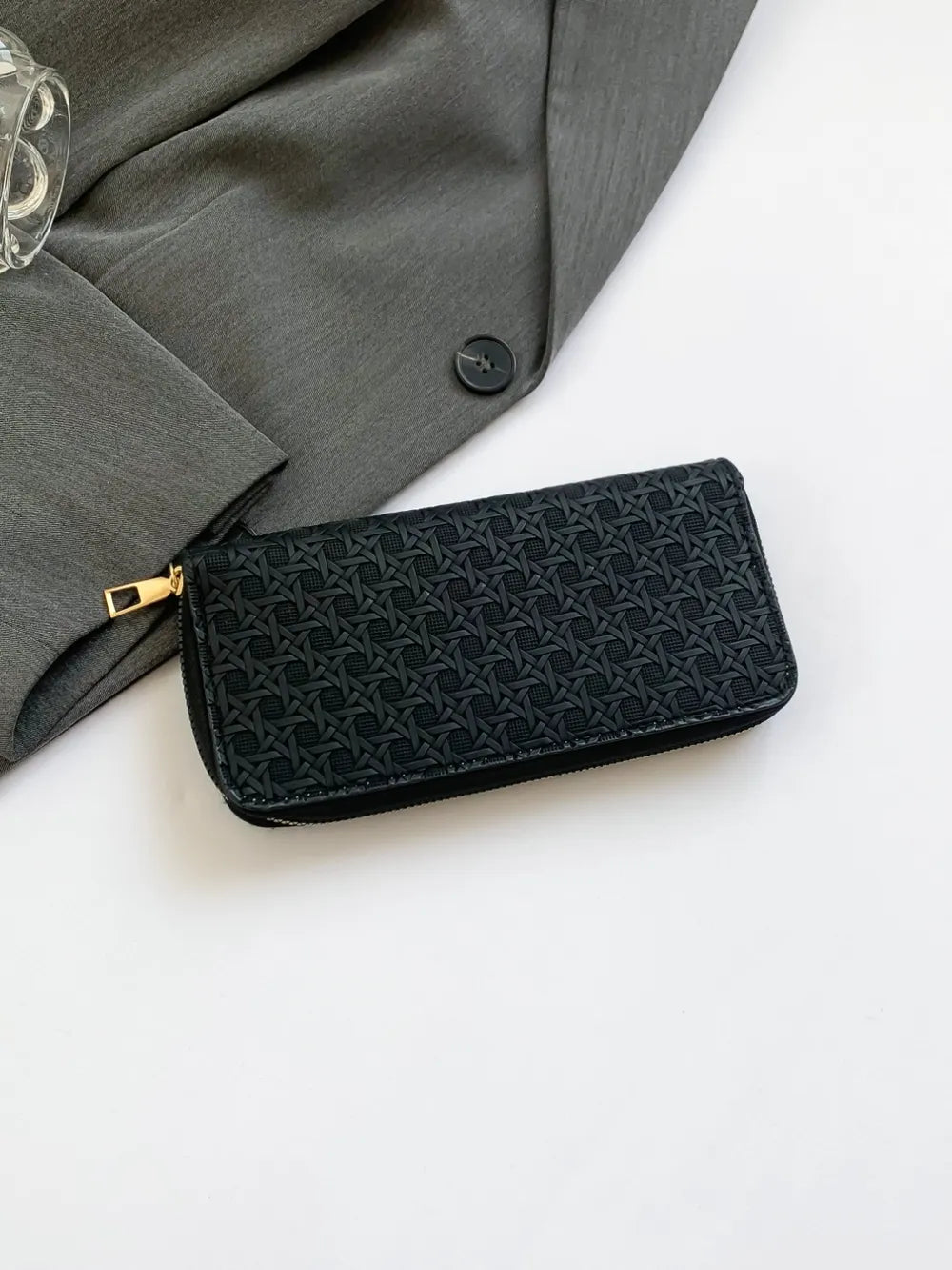 Solid Color PU Leather Wallet