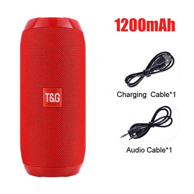 YABA Portable Wireless Bluetooth Speaker, 3D Stereo Audio System, Surround Soundbar, TF Card, AUX, USB, Sound Box