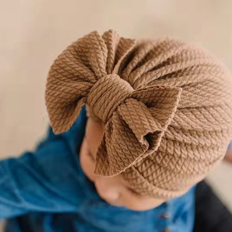 6,98 USD Chapeau Pit Strip pour enfant, double nœud, bonnet bébé Baotou, bonnet chaud Indian Tire