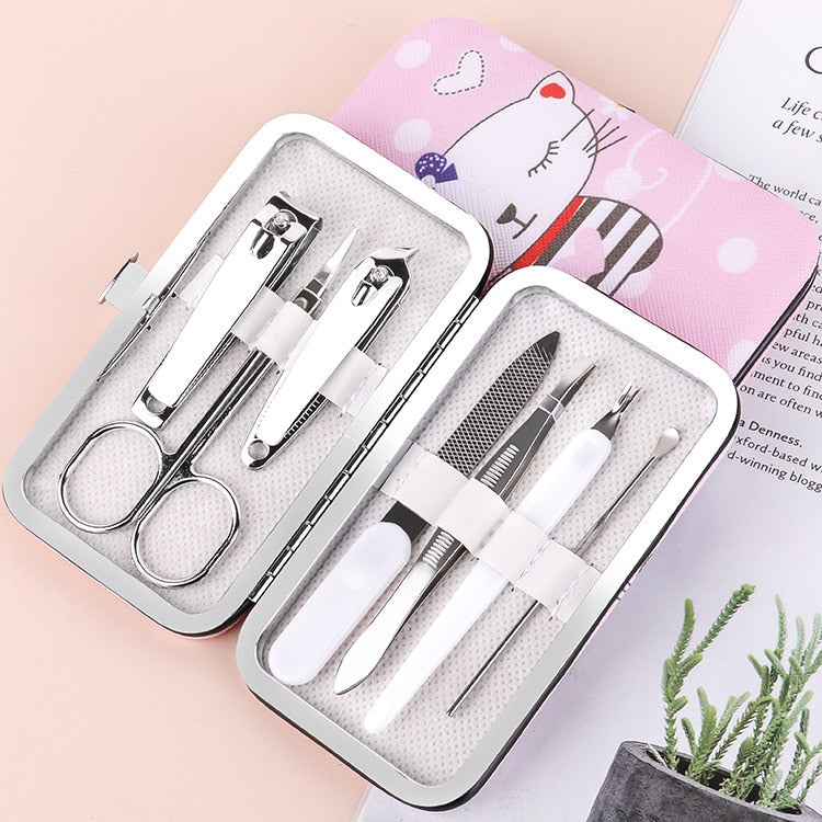 17,99 USD - Ensemble de ciseaux, coupe-ongles, pince à cuticules mortes, pince à ongles, couteau de pédicure, outil pour ongles inflammés