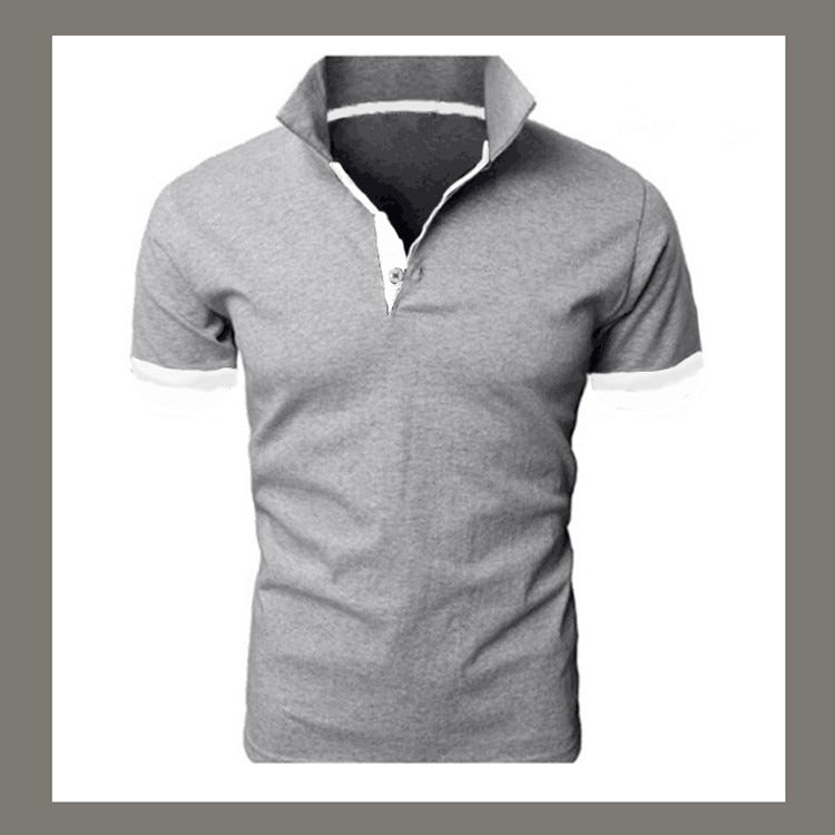 31.43 USD Nouveau T-shirt d'été Paul pour homme, manches courtes, polo tendance.